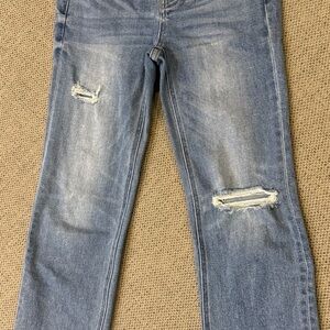 Flying Monkey Blue Distressed Skinny Jeans Girls